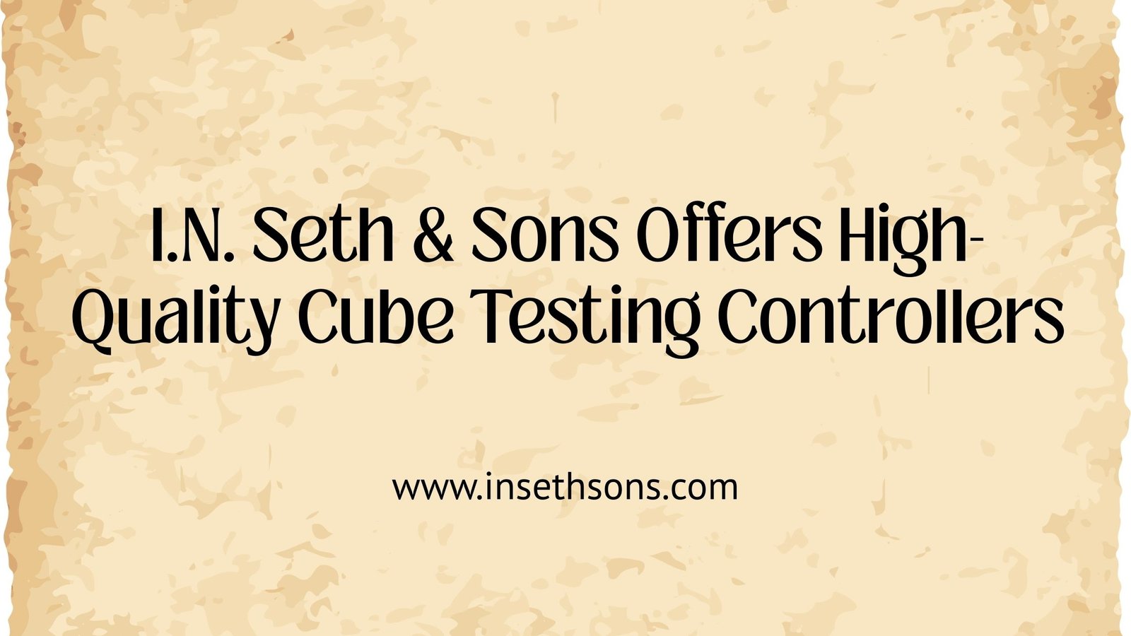 Cube Testing Controller Manufacturer