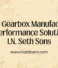 Worm Gearbox Manufacturer: High-Performance Solutions by I.N. Seth Sons