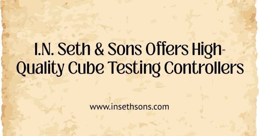 Cube Testing Controller Manufacturer