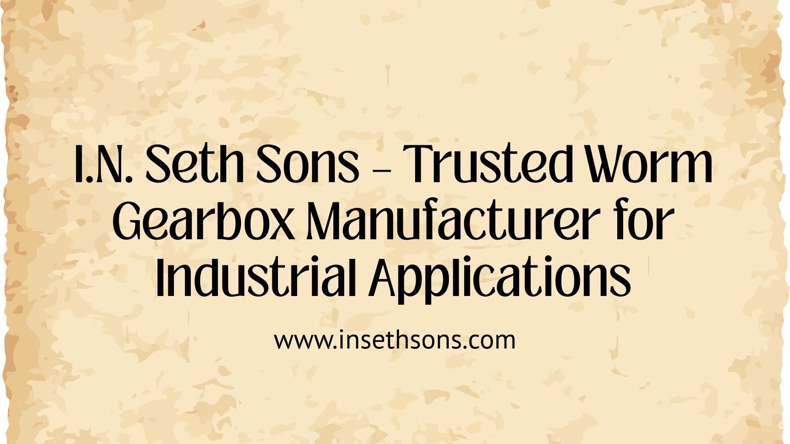 worm gearbox manufacturer